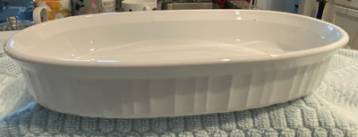 Set Of  3 CorningWare F-15-B French White 15 Oz  Casserole HH-567B