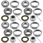4 Sets 14125A 25580 Trailer Bearing Kits for 5200-7000 lbs Axle, Trailer Axle...