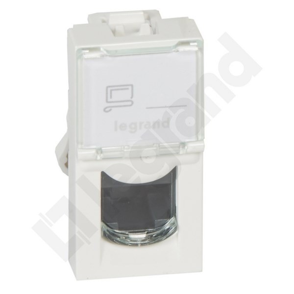 M45 WHITE 1M COMPUTER SOCKET 1X UAE 8 CAT.5E UTP 076551