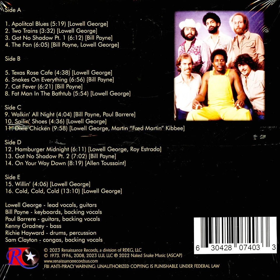 Little Feat - Alive In America Red Marble Vinyl Edition (2023 - EU - Original) - Bild 2 von 3