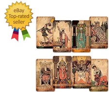 Classic Tarot Set - 78 Gold-Edged Cards with Guidebook