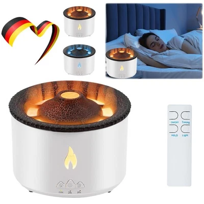 MARKENLOS Vulkan Diffuser Luftbefeuchter Aroma Diffusor ätherische Öle Humidifier 360ML DE
