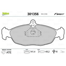 Satz Bremsbeläge Bremsklötze vorne für Jaguar XJ X300 | 203958