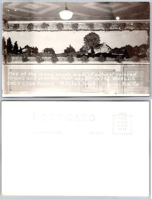 RPPC Mitchell SD Corn Palace Panel Photo Postcard