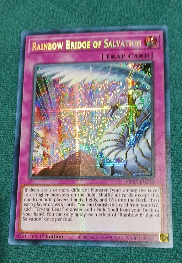Rainbow Bridge of Salvation MP22-EN270 2022 Tin of the Pharaoh's Gods 1st...
