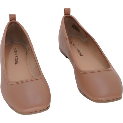Sun Stone Avvery Women's Flats Tan Light Brown 6M