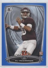 2014 Bowman Rookies Blue 257/499 AJ McCarron #22 y6z
