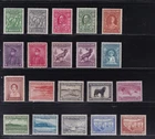 Newfoundland Stamps #183-199 and #208-210 Mint Never Hinged