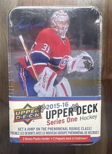 2015-16 Upper Deck Hockey Series 1 Tin Sealed McDavid Young Guns Rookie RC Year
