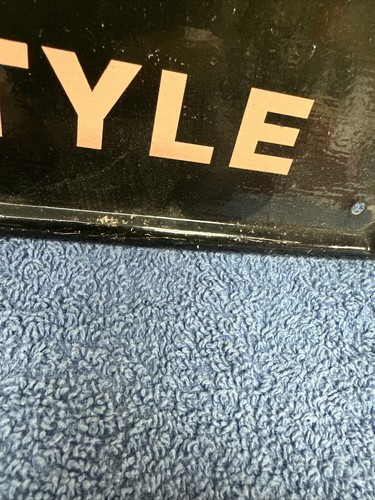 NEW OLD STOCK 1940'S ATLANTIC PILSNER BEER EMBOSSED METAL SIGN ATLANTA GEORGIA - Picture 14 of 21