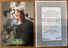 DALLAS COWBOYS signed TONY DORSETT - 1992 Pro Line #420 - HOF - AUTHENTIC