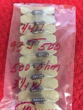 OHMITE 95J500  RES 500 OHM 5% 3.25W AXIAL 10 PCS