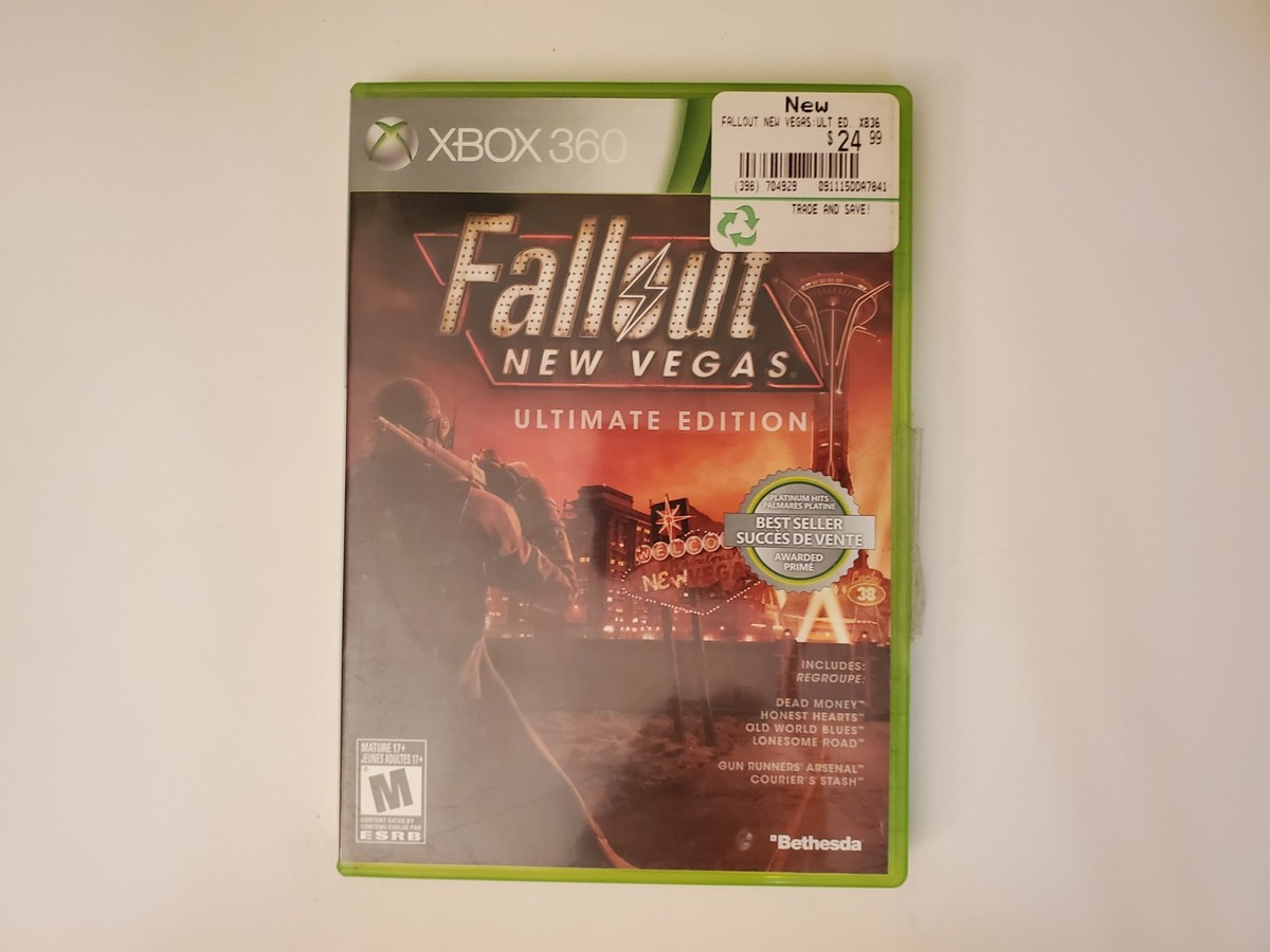 Fallout New Vegas Ultimate Edition Platinum Hits (Xbox 360) CASE