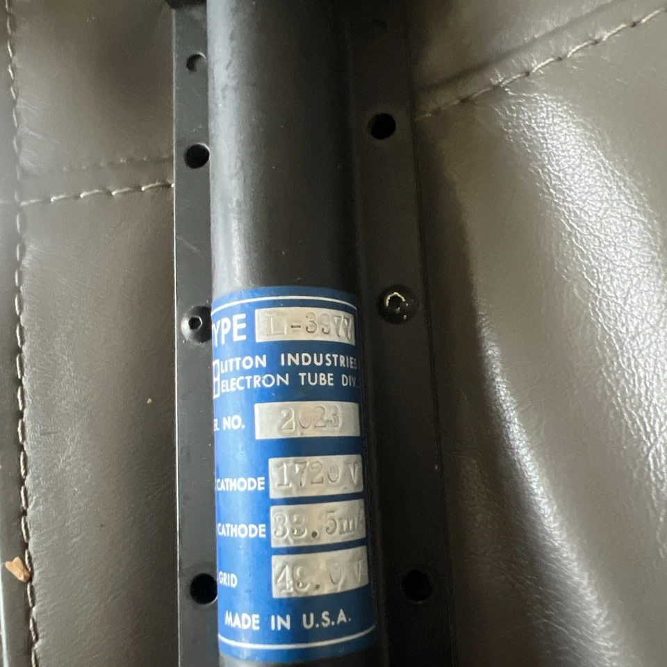 Litton Electron Tube L-3977  1720V 33.5MA 49.0V Made In USA Foto 2 de 4