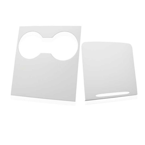 For Tesla Model 3 Y 2020-2021 PVC White Central Console Panel Cover Trim - Bild 2 von 6