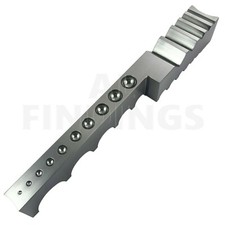 15" Steel Doming Forming Die Block, Grooves Half-Spheres, Shaping, Dapping,Tool