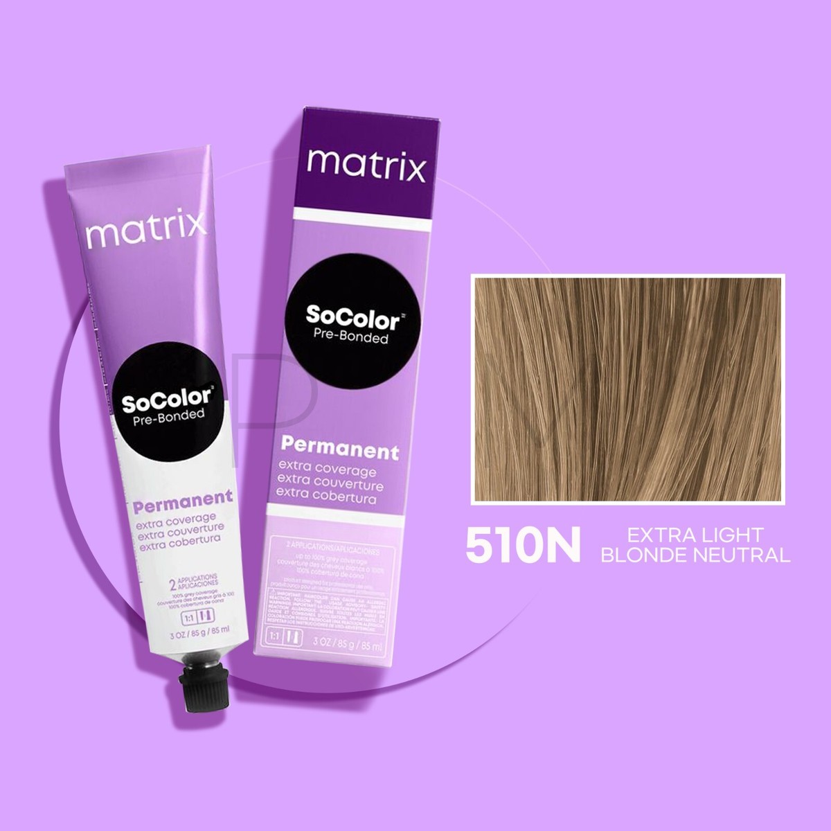 MATRIX SoColor EXTRA COVERAGE Pre-Bonded Permanent Color or