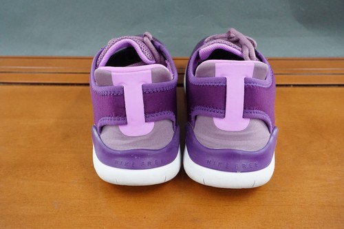 Nike Zoom Free RN Shoes Youth 6Y Purple Mesh Low Top Lace Up Running Sneakers - Picture 4 of 10