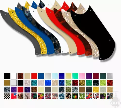 WD Custom Pickguard For Left Hand Gibson 1961-1963 Half Face SG Custom