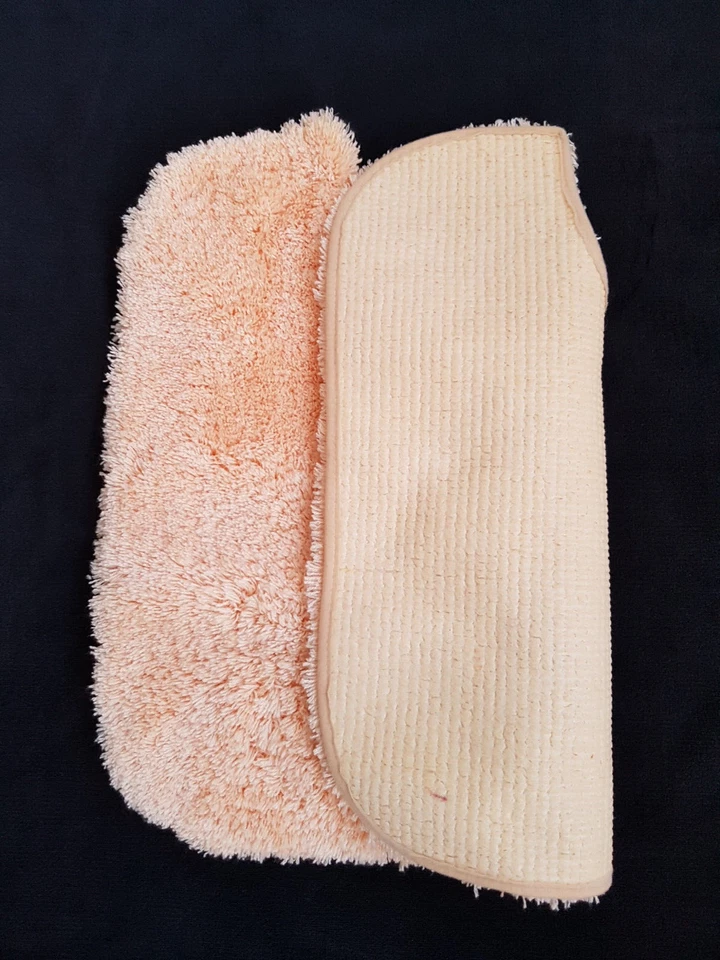 PANA Ambiente Stand-WC Umrandung Vorlage pfirsich peach 54 x 49 cm Badematte NEU - Bild 3 von 4