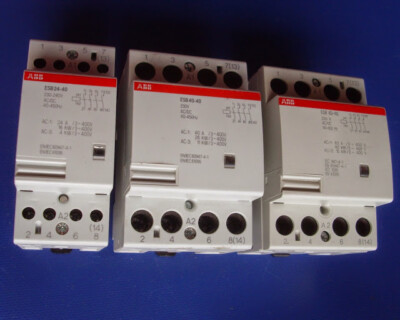 ABB ESB 24 25N 40 63 - 13 22 31 40 , 12, 24, 230 - 400 AC/DC Schütz  NEU