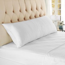 1000 TC Egyptian Cotton Soft 2 PCs Body Pillow Case Set Multiple Colors  Sizes