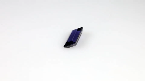0,56k schillernder Achteckschnitt (7x4mm) (unbeheizt) lebendig blau Iolith Edelstein - Video 1 von 1