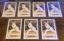 Angel Zerpa 2022 Topps Series 2 Rookie RC #559 Kansas City Royals Lot (7)