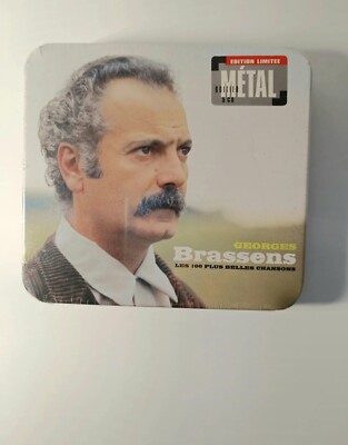 Les 100 Plus Belles Chansons Georges Brassens Collector's Box 5 CDs Neu Versiegelt