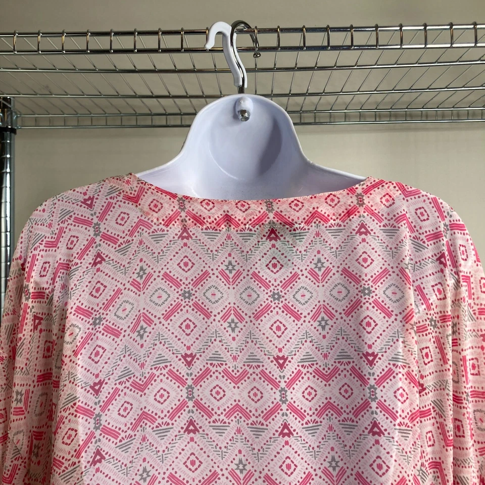 Poncho para mujer Letarte con flecos talla XS de gran tamaño boho ligero Riviera francesa Foto 4 de 4