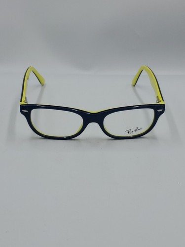 Genuine RAY-BAN JR RB 1555 3819 Blue/yellow Eyeglasses Frames Size 46-16-125 NEW - Picture 2 of 12