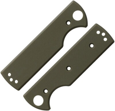 Chaves Knives Green Blue-Label CHUB Replacement Knife Scales G10 Construction