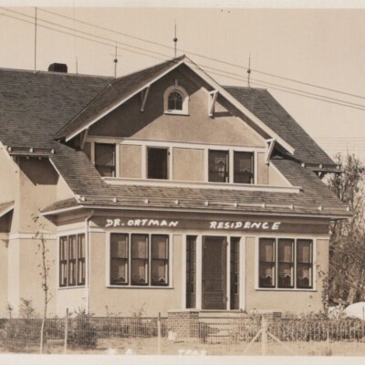 1920s RPPC Dr Ortman Residence Canistota McCook County South Dakota SD Postcard