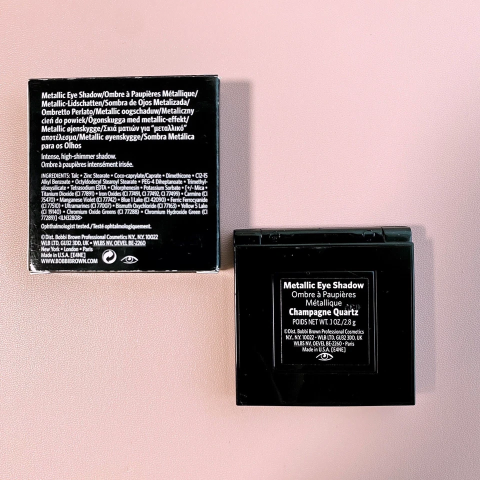 Bobbi Brown Metallic Eye Shadow Champagne Quartz #2 Full Sz 1 oz/2.8g New In Box - Image 4 of 4