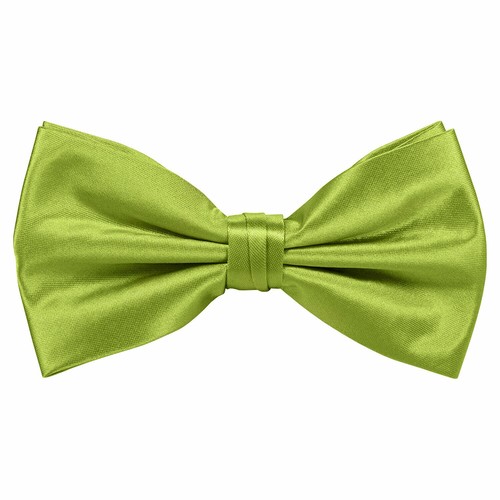 Classic Mens Womens Adjustable Bow Tie Pre Tied Plain Dickie Bowtie Wedding - Picture 18 of 101