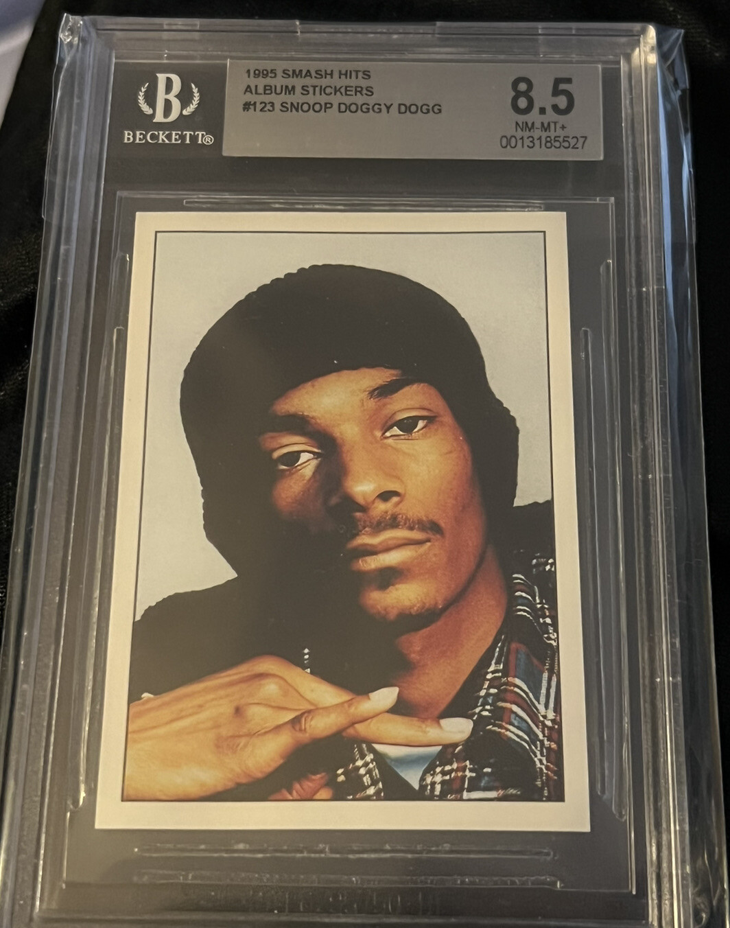 1995 Panini Smash Hits SNOOP DOGG Rookie Card #123 BGS 8.5 RC