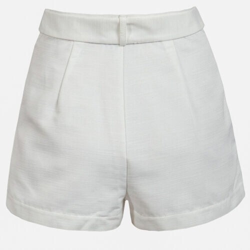 New Topshop Womens Ladies Girls White Cream Skort Shorts Size 8 - Picture 6 of 7