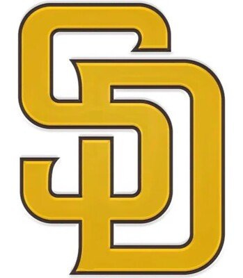 #ad #ad San Diego Padres Logo Die Cut Laminated Vinyl Sticker Decal MLB $6.84