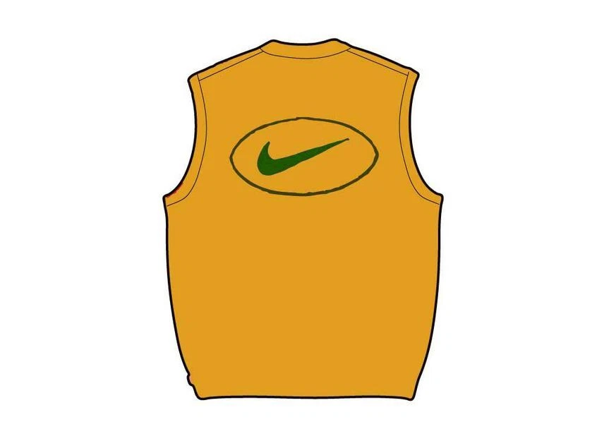 Gilet pull jaune Supreme Nike