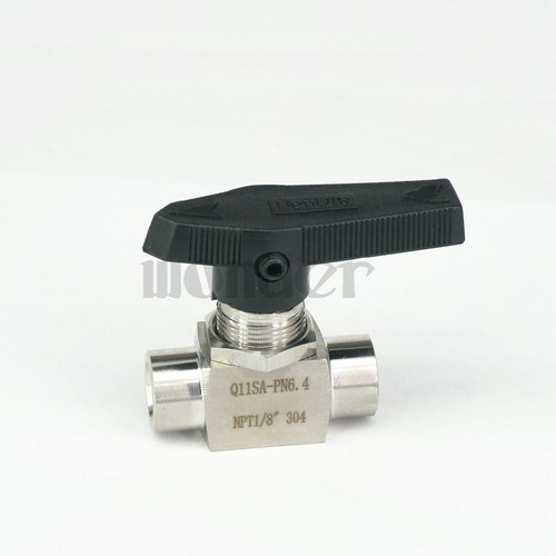 1/8" 1/4" 3/8" 1/2" NPT Female 304 Stainless Shut Off Ball Valve High Pressure - Picture 3 of 14