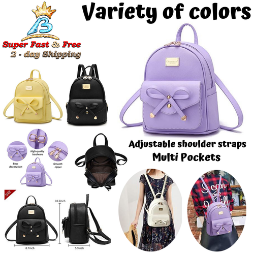 Women's Mini Backpack Purse Adjustable 