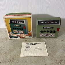 Vintage 1971 WACO Automatic Draw Poker Battery Operated Game with Box For Parts