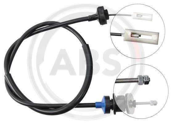A.B.S. K23350 Seilzug, KupplungsbetäTigung Vorne FüR Peugeot-image