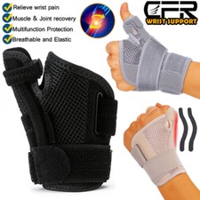 Thumb Wrist Brace Support Hand Sprain Carpal Tunnel Arthritis Running Relief Gym
