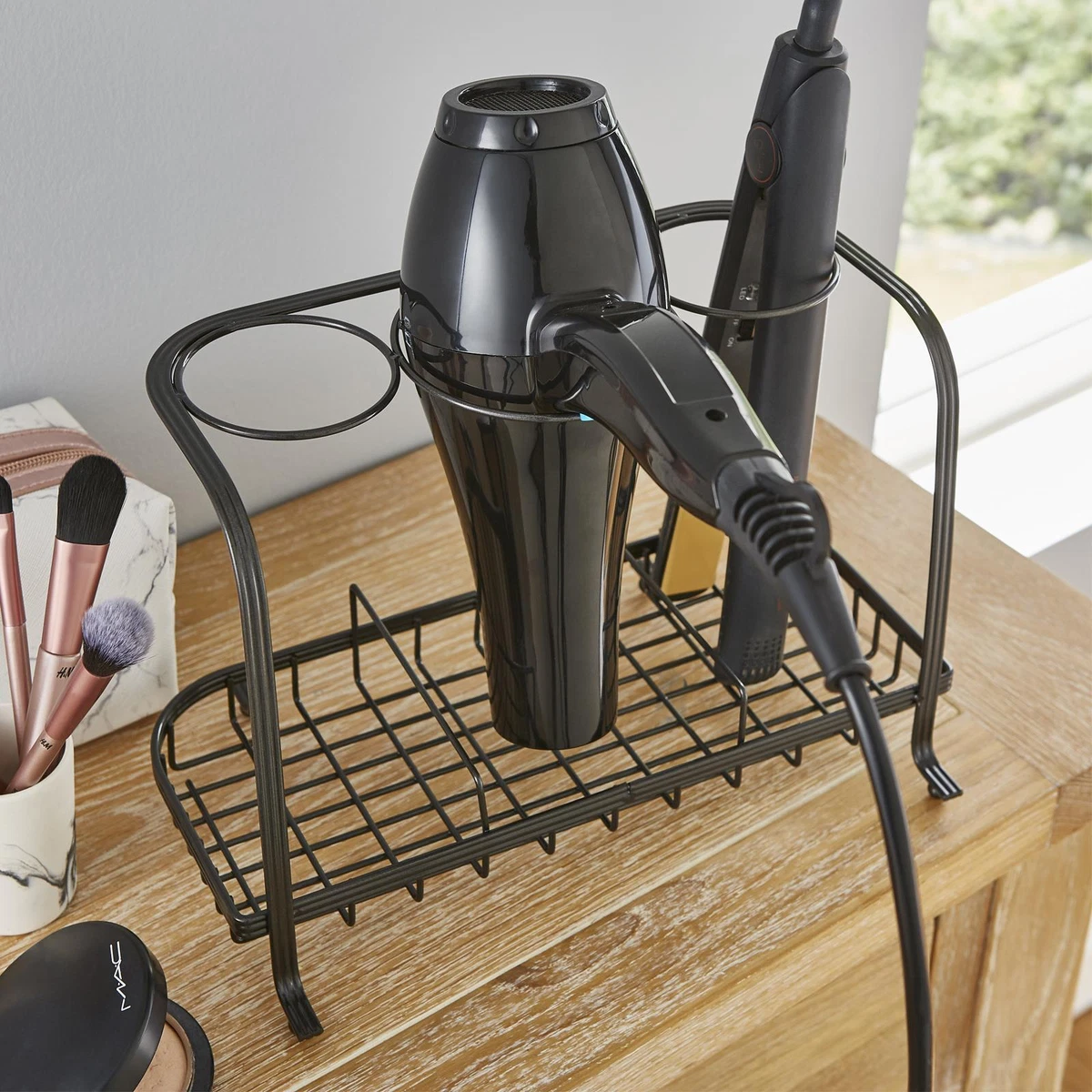 Hair dryer holder clearance for dressing table