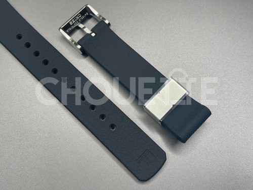 OEM Seiko Prospex SPB317J1/6R35-01Z0 20mm Black Silicone Rubber Strap R03E021J0 - Picture 4 of 7