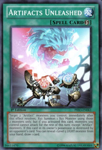 Yugioh! LP Artifacts Unleashed - PRIO-EN061 - Common - Unlimited Edition Lightly - Picture 1 of 1