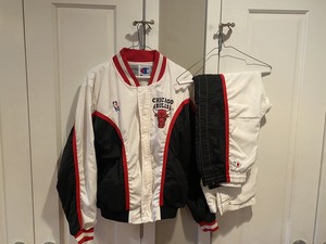 90s bulls warm up jacket
