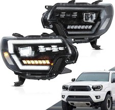 Vland For 2012-15 Toyota Tacoma 2nd Gen Full Led Headlights Wstartup Aniamtion Vland For 2012-15 Toyota Tacoma 2nd Gen Full Led Headlights Wstartup Aniamtion