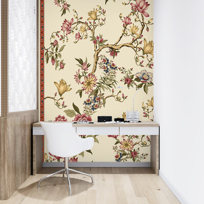 3D Retro Flower Tree ZHUA1614  Wallpaper Wall Murals Removable Self-adhesive Ann
